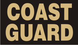 TAN ON BLACK COAST GUARD